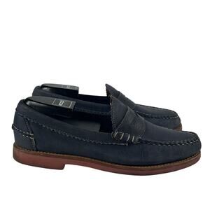 Allen Edmonds Navy and Brown Sneakers